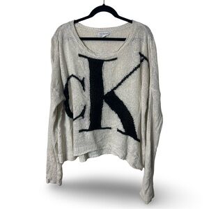 Calvin Klein Women's Cream Sweater